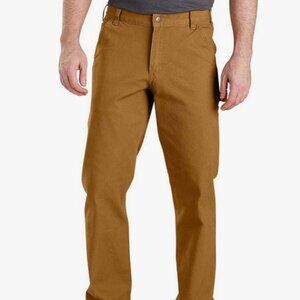 Carhartt Men's Rugged Flex Relaxed Fit Duck Utility Work Pant - 32Wx30L - Brown
